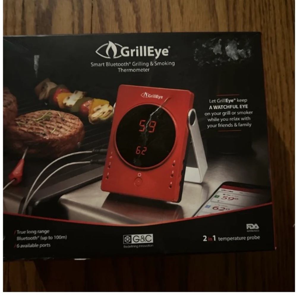 GrillEye Bluetooth Grilling Thermometer